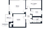 Ruhige Wohnlage in Augsburg-Hochzoll. 3-Zimmer-Wohnung mit Südbalkon und Garage - Etagenwohnung Augsburg Augsburg - Hochzoll - Hochzoll - Nord | Angebot:25713766