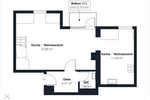 2-Zimmer-Maisonette: Die perfekte Verbindung von Stadtleben und Natur. - Maisonettenwohnung Augsburg Lechhausen | Angebot:25376353