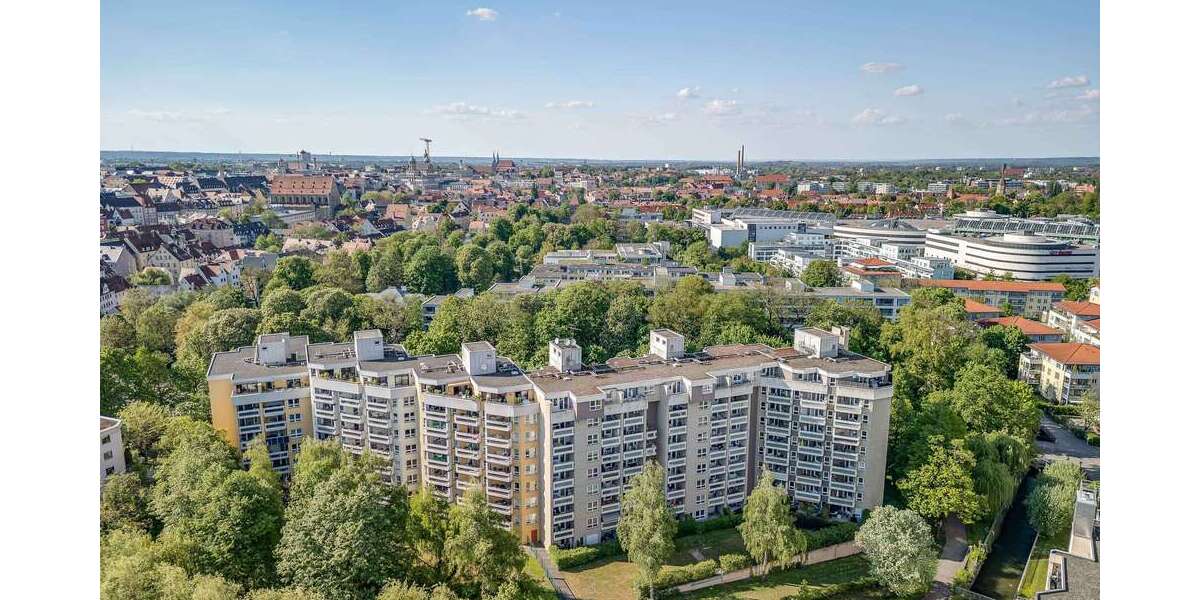 Etagenwohnung Augsburg Innenstadt - 2 Zimmer, 61 m&sup2;, 841&euro; | Angebot:27324645