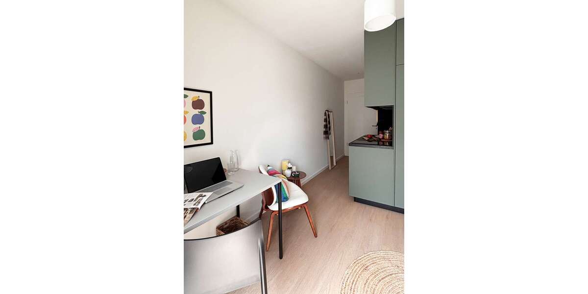 Etagenwohnung Augsburg Haunstetten-Siebenbrunn - 1 Zimmer, 17 m&sup2;, 469&euro; | Angebot:27085246