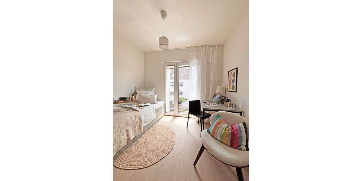 Etagenwohnung Augsburg Haunstetten-Siebenbrunn - 1 Zimmer, 17 m&sup2;, 469&euro; | Angebot:26945636